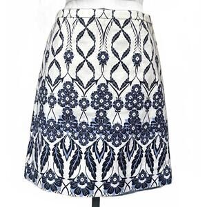 Vintage J.Crew Women's Floral Patterned Skirt Size 2